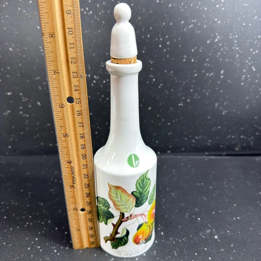 Portmeirion Pomona Teinton Squash Pear Cruet Bottle with Stopper England 8.5
